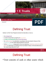 Unit 1 E Trusts