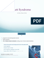 Rett Syndrome - Mary 6th Aug