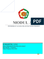 Modul ajar PAI XI