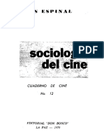Cuadernos de Cine 12, Luis Espinal - Sociología Del Cine