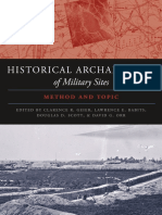 Historical Archaeology of Military Sites Method and Topic