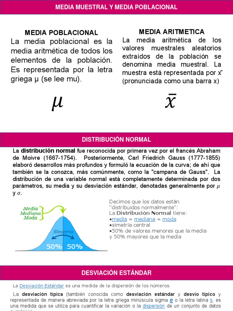 Apuntes Dis - Normal | PDF | Desviación Estándar | Media
