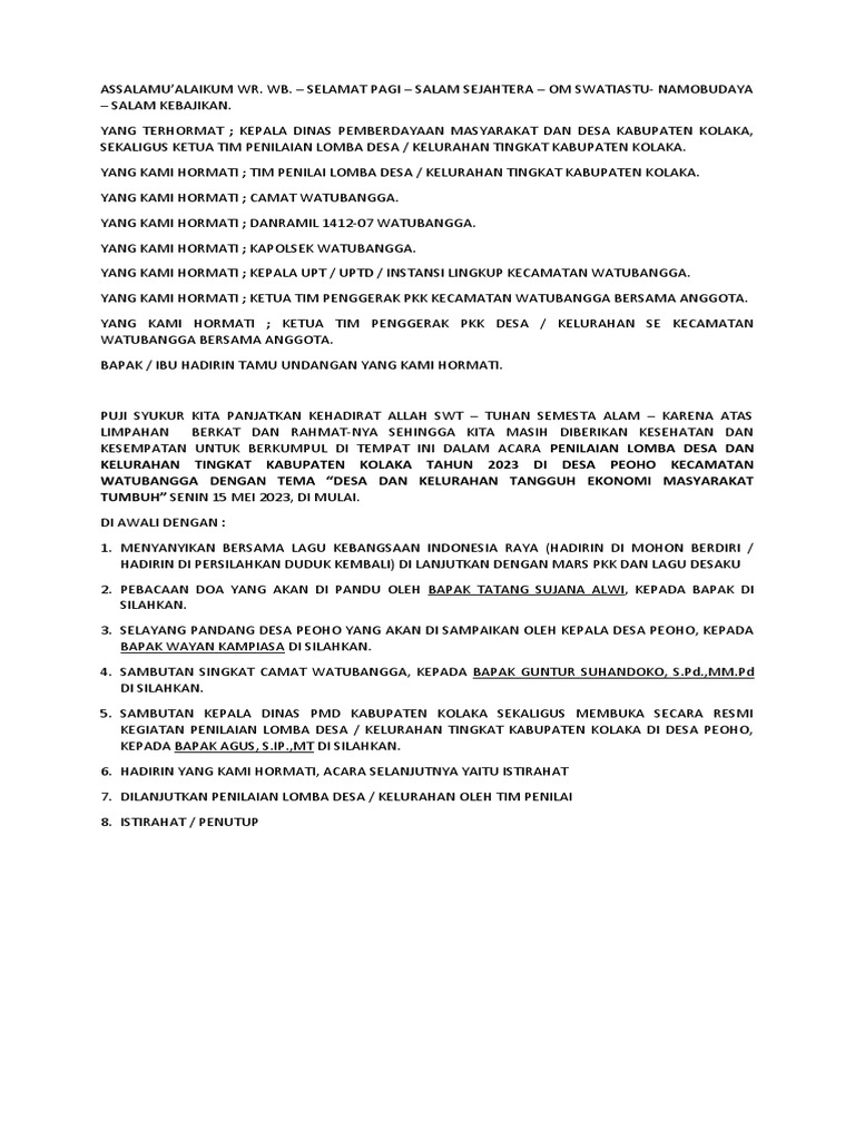 Olahraga Bareng, Kolaborasi Desa Bikin Semangat Membara