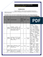 Long Tender Notice 1st 2nd QRT FY 2023 2024