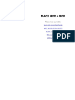 Config MACX-MCR Version 1.2