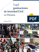 Entorno Legal de Las Organizaciones de Sociedad Civil en Panama Agosto