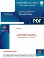 Contaminación de Acuiferos en Extracción Convencional y Fracking