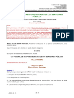 Ley Federal de Responsabilidades de Los Servidores Públicos