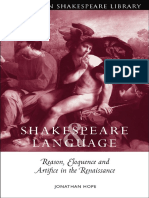 Shakespeare and Language - Reason, Eloquence and Artifice in The Renaissance