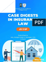 Case Digests in Insurance Law