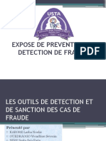 EXPOSE DE PREVENTION ET DETECTION DE FRAUDE