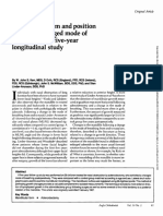 Mandibular Form and Change in Position Related To Change Mode Og Breathing