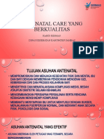 Antenatal Care Yang Berkualitas