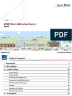 2011 Citizen Satisfaction Survey - City of Calgary