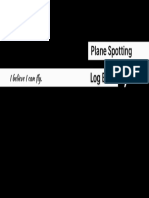 6x9 - 120 PG - Plane Spotting Log Book 1