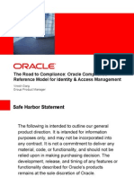 The Road To Compliance: Oracle Compliance Reference Model For Identity & Access Management