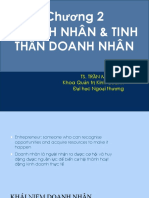 Chương 2 Tinh thần doanh nhânMBA