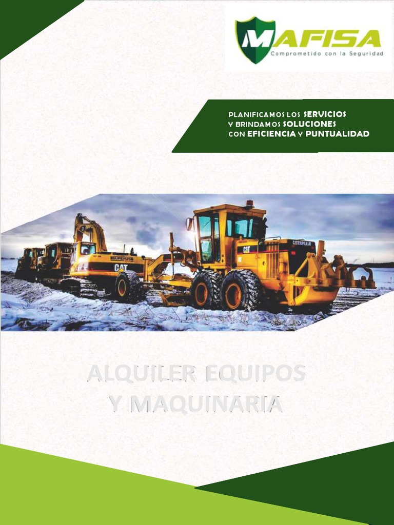 Brochure AlquierVehiculos MAFISA INGENIERIA | PDF | Tecnología