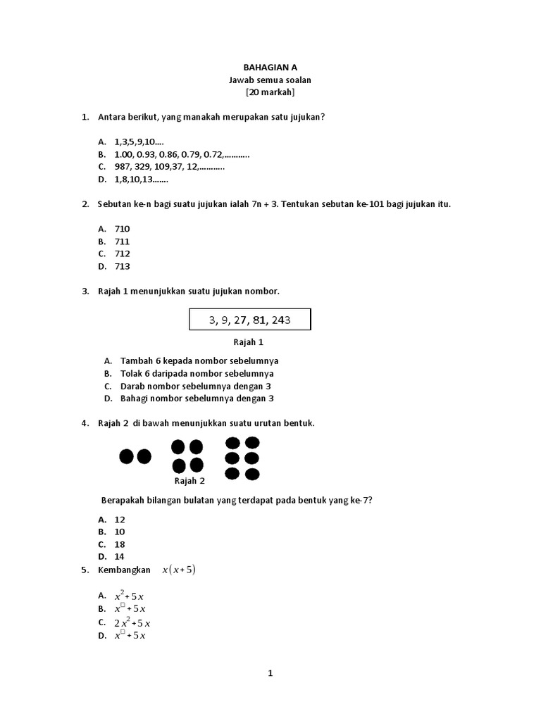 Soalan PPT MT F2 2023 | PDF