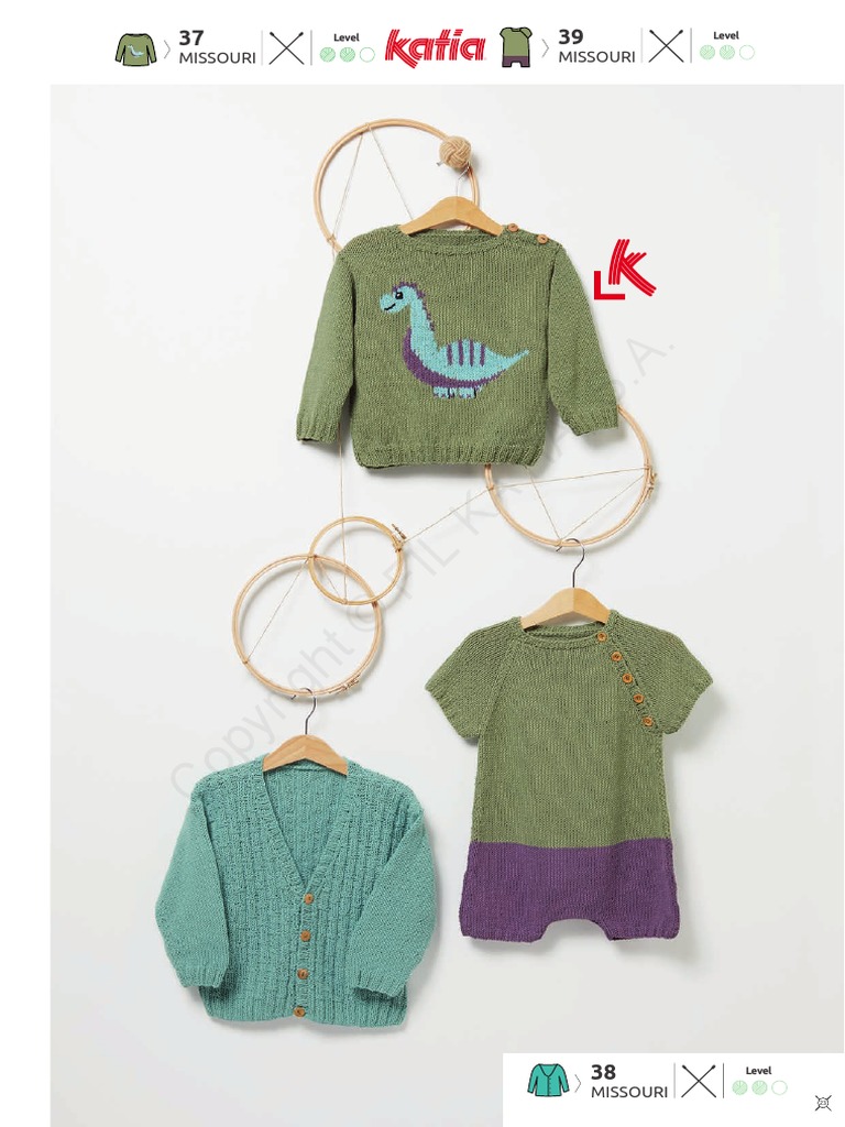 Patrón para Tejer Ropa Bebe | PDF