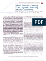 A Blockchained Federated Learning Framework For Cognitive Computing in Industry 4.0 Networks