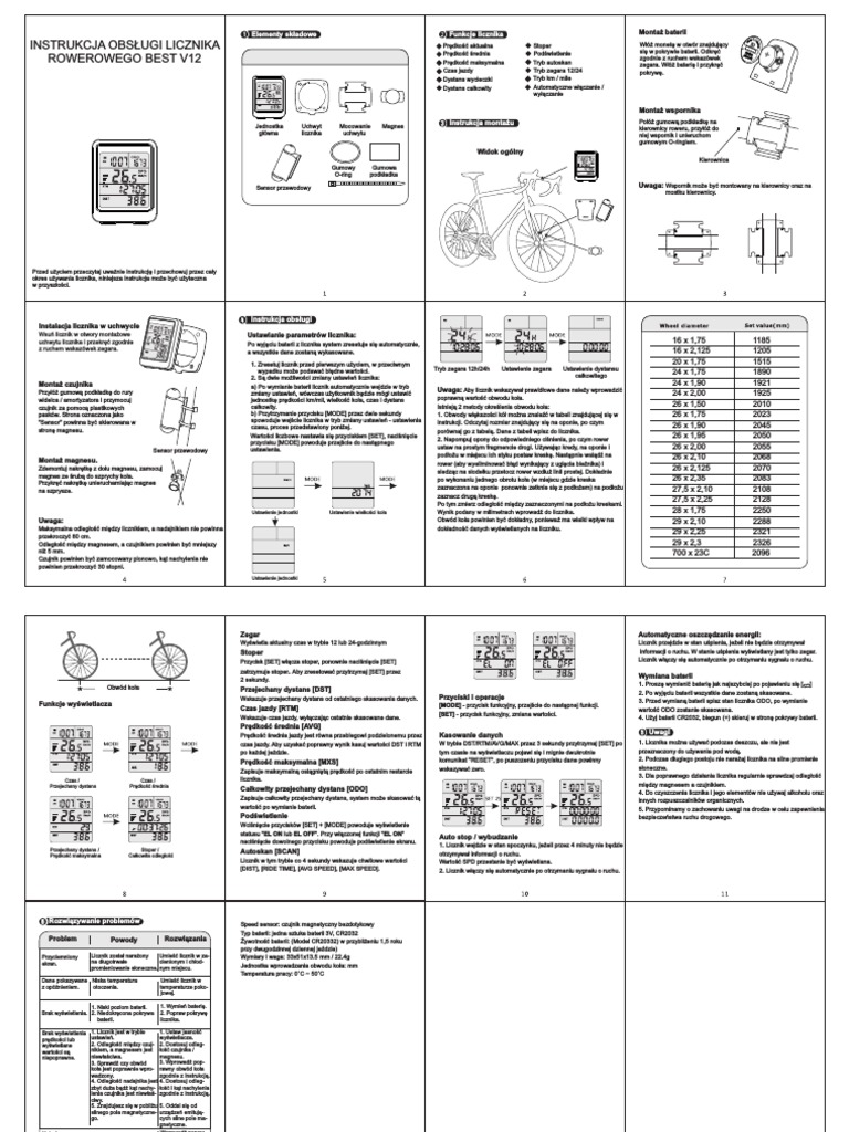 Licznik Best V12 | PDF
