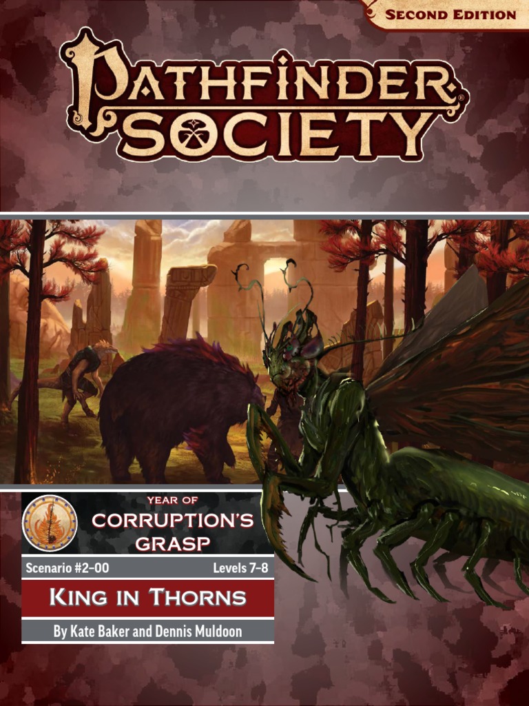 PF2 S02-00 King in Thorns (Tiers 7-8) | PDF | D20 System