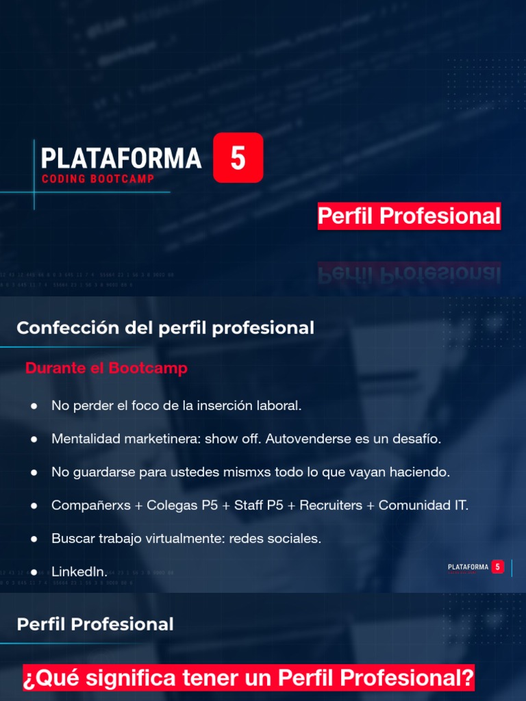 Estrategias para Crear un Perfil Profesional | PDF