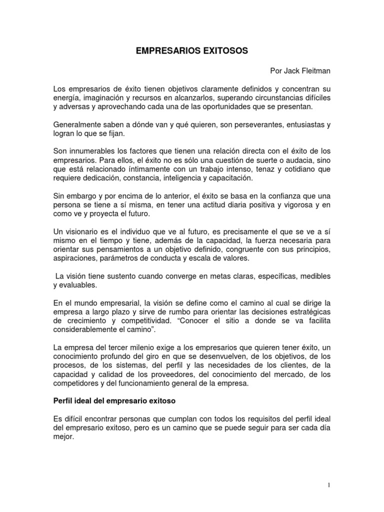 Claves del Éxito Empresarial | PDF | Business | Calidad (comercial)