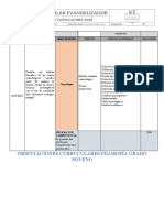 Orientaciones Curruculares Filosofía Grado Noveno