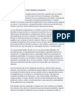 El Medio Ambiente en Crisis: Desafíos y Soluciones