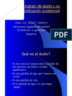 4.el Trabajo de Duelo y Su Significación Existencial