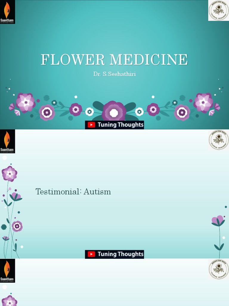 Flower Medicine Day 4 PDF Plants Botany