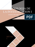 Metodologia de La Investigacion I