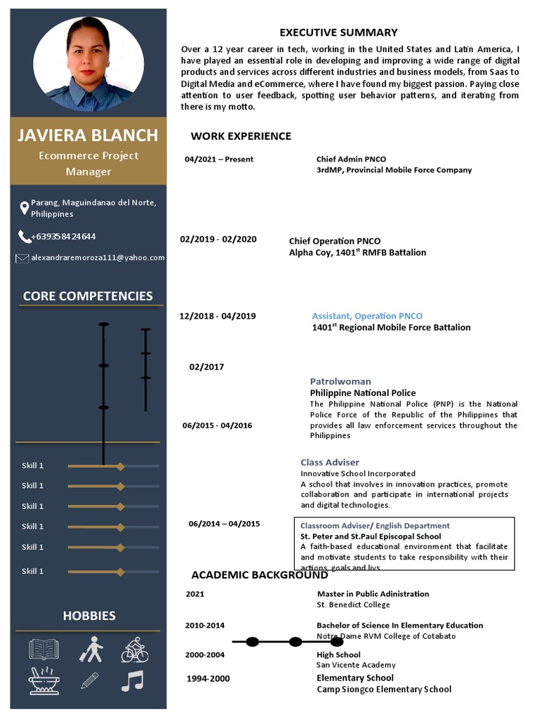 Free CV Template 22 | PDF