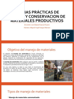 Buenas Prácticas de Manejo Y CONSERVACION de Materiales