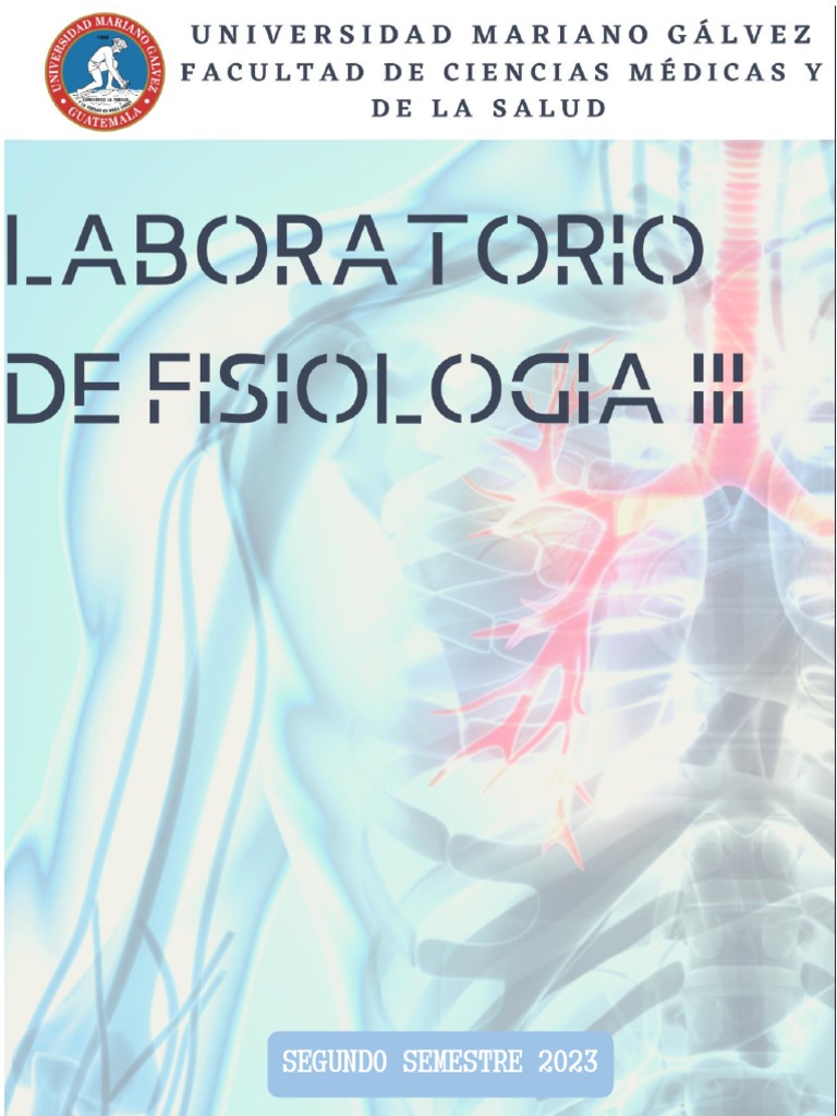 Manual De Laboratorio De Fisiologia Iii 2023 Pdf