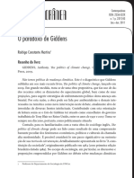 O paradoxo de Giddens