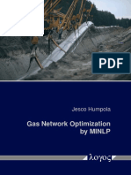 Gas Network Optimization by MINLP