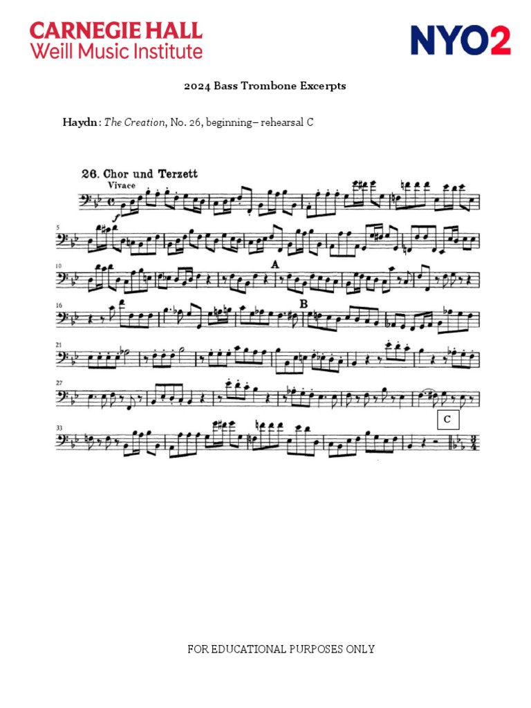 Bass Trombone Excerpts v2 PDF
