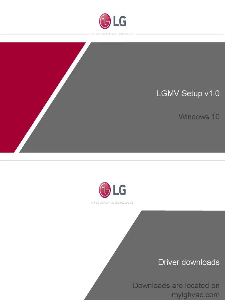 LGMV Software Installation Guide for Windows | PDF | Business | Computers