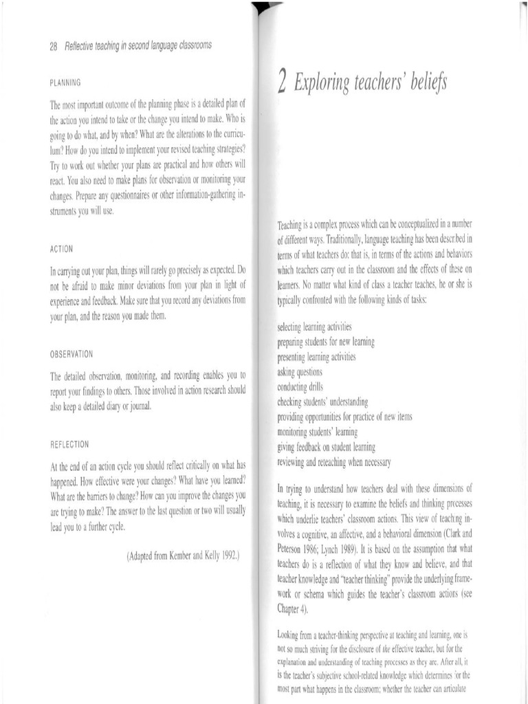 Exploring Teachers Beliefs Pdf