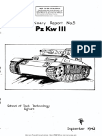 Preliminary Report No 5 PZ KW III 1942