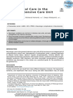 Neurocritical Care in The General Intensive Care Unit