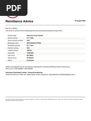 RemittanceAdvice