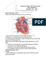 Bộ đề thi HSG Sinh học 9