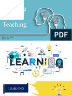 Teaching &learning
