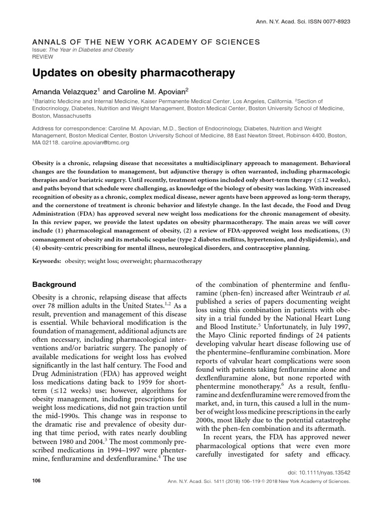 Updates on Obesity Pharmacotherapy | PDF | Self-Improvement | Wellness