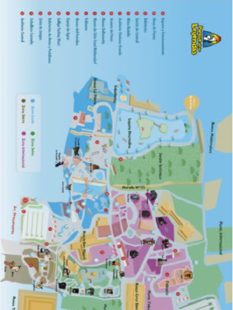 Mapa Del Parque de Leyendas | PDF