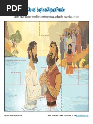 Jesus Baptism Jigsaw Puzzle